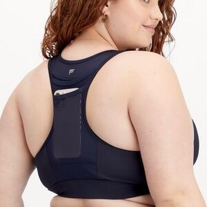 Fabletics Trinity High Impact Sports Bra Active Top in Black Women’s Size XXL